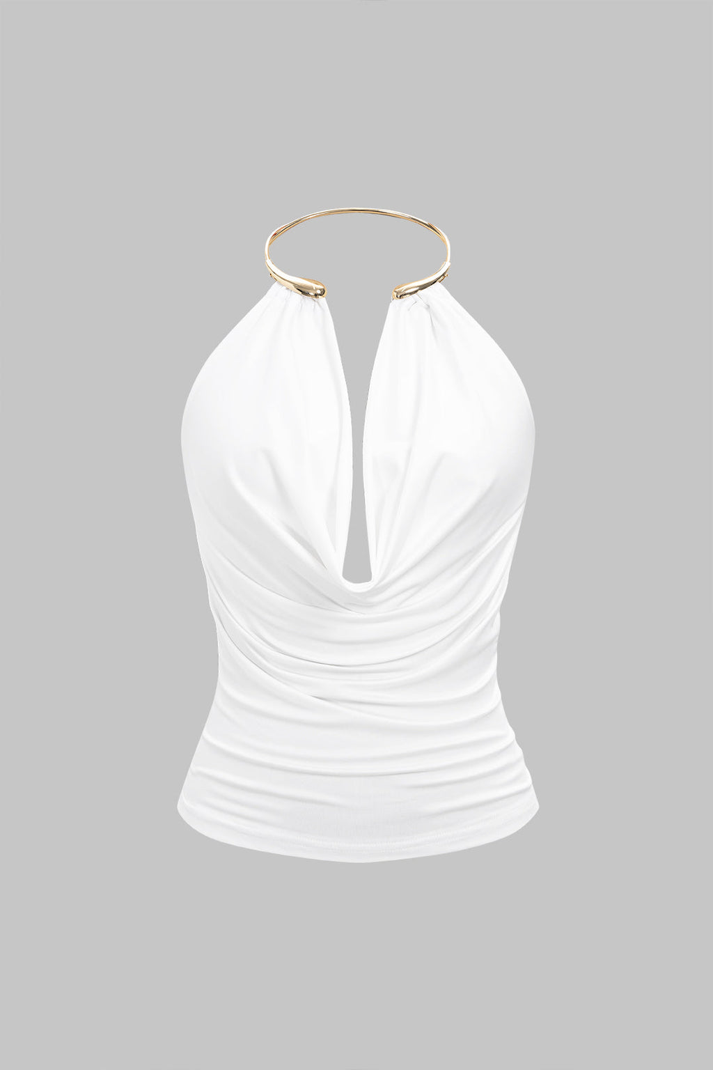 NIA™ | draped halter neck top