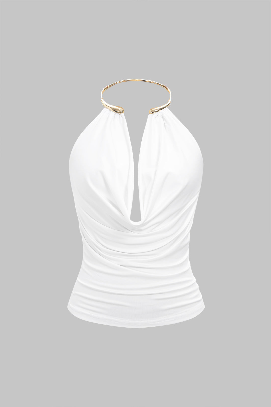 NIA™ | draped halter neck top