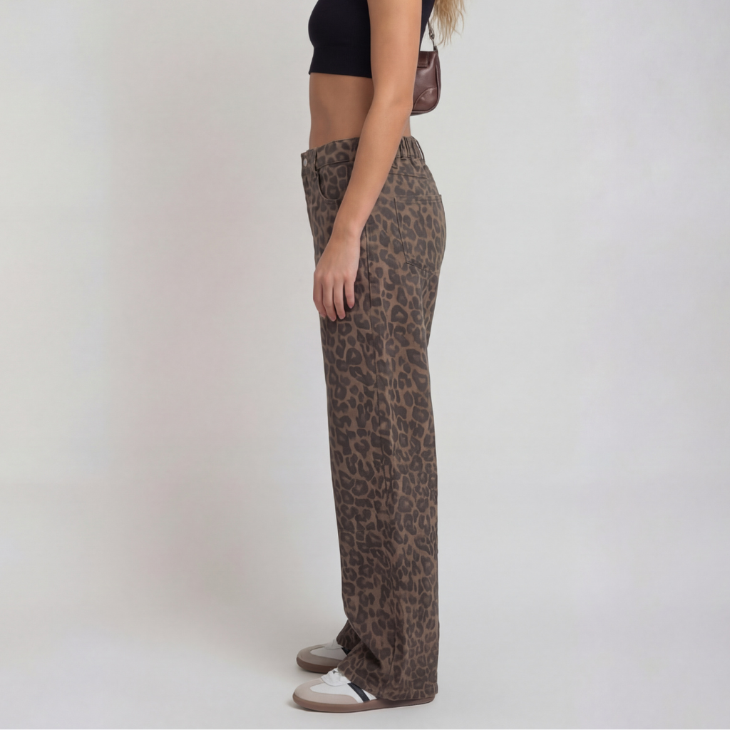 The Nyra Leopard Trousers