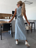 MARIA™ | Maxi Denim Dress