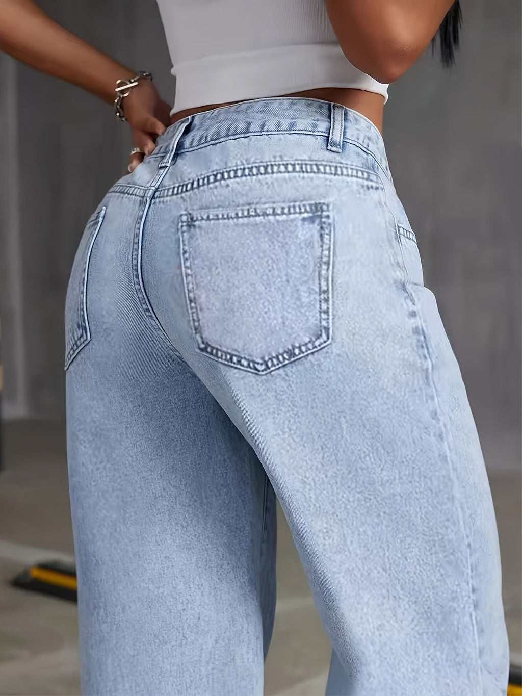 The Philippa Trendy High-Waisted Denim