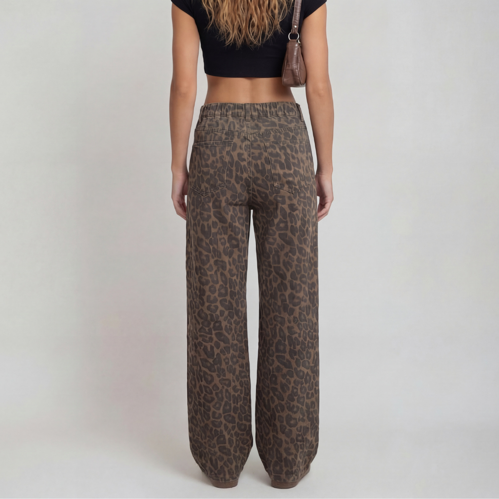 The Nyra Leopard Trousers