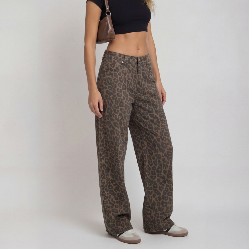 The Nyra Leopard Trousers
