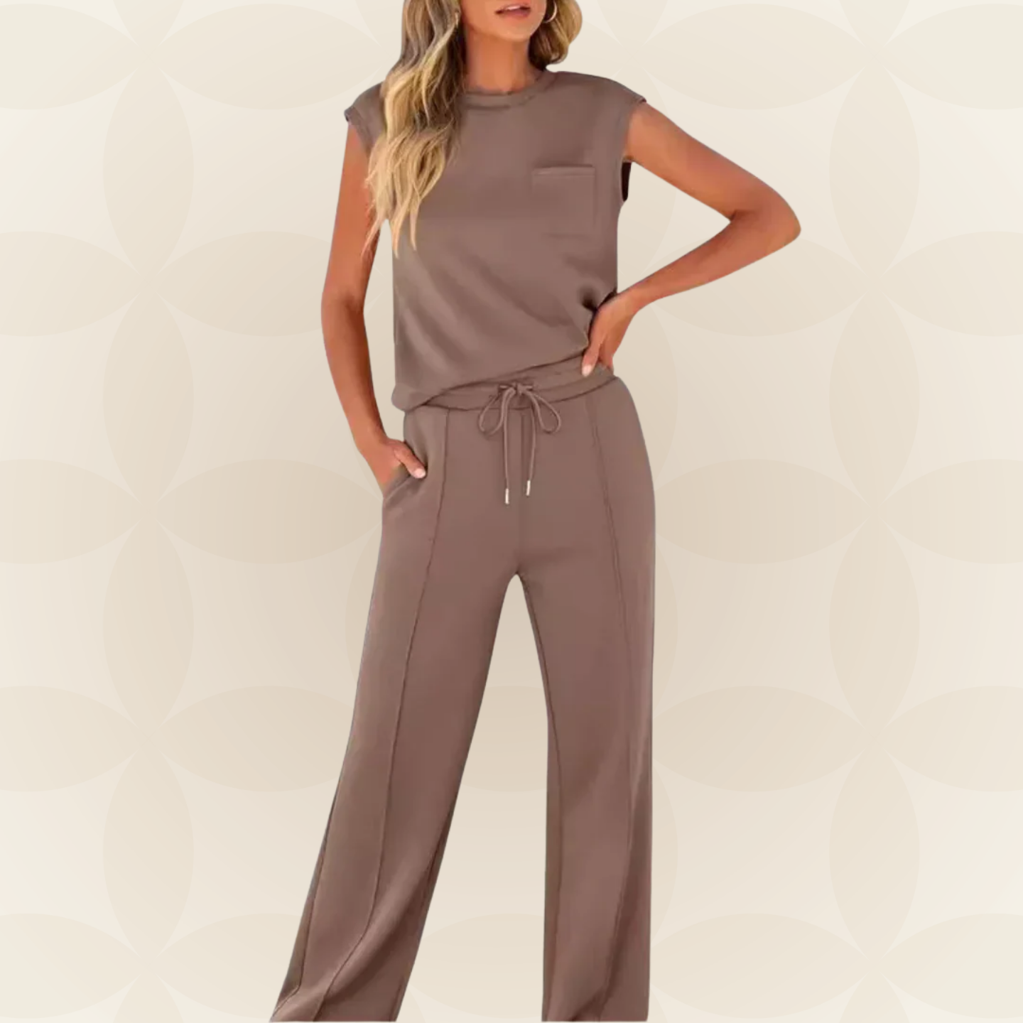 MAELLE™ | sleeveless lounge co-ord set