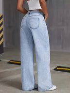 The Philippa Trendy High-Waisted Denim