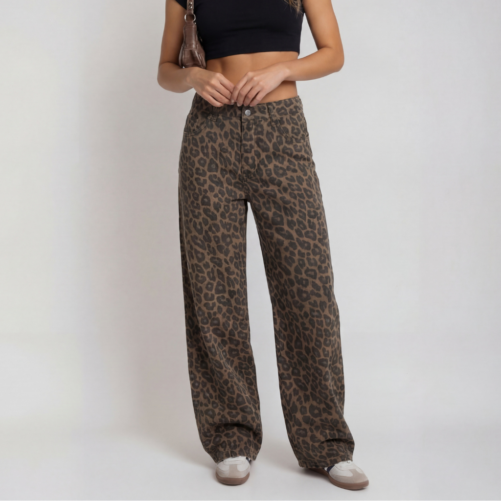 The Nyra Leopard Trousers
