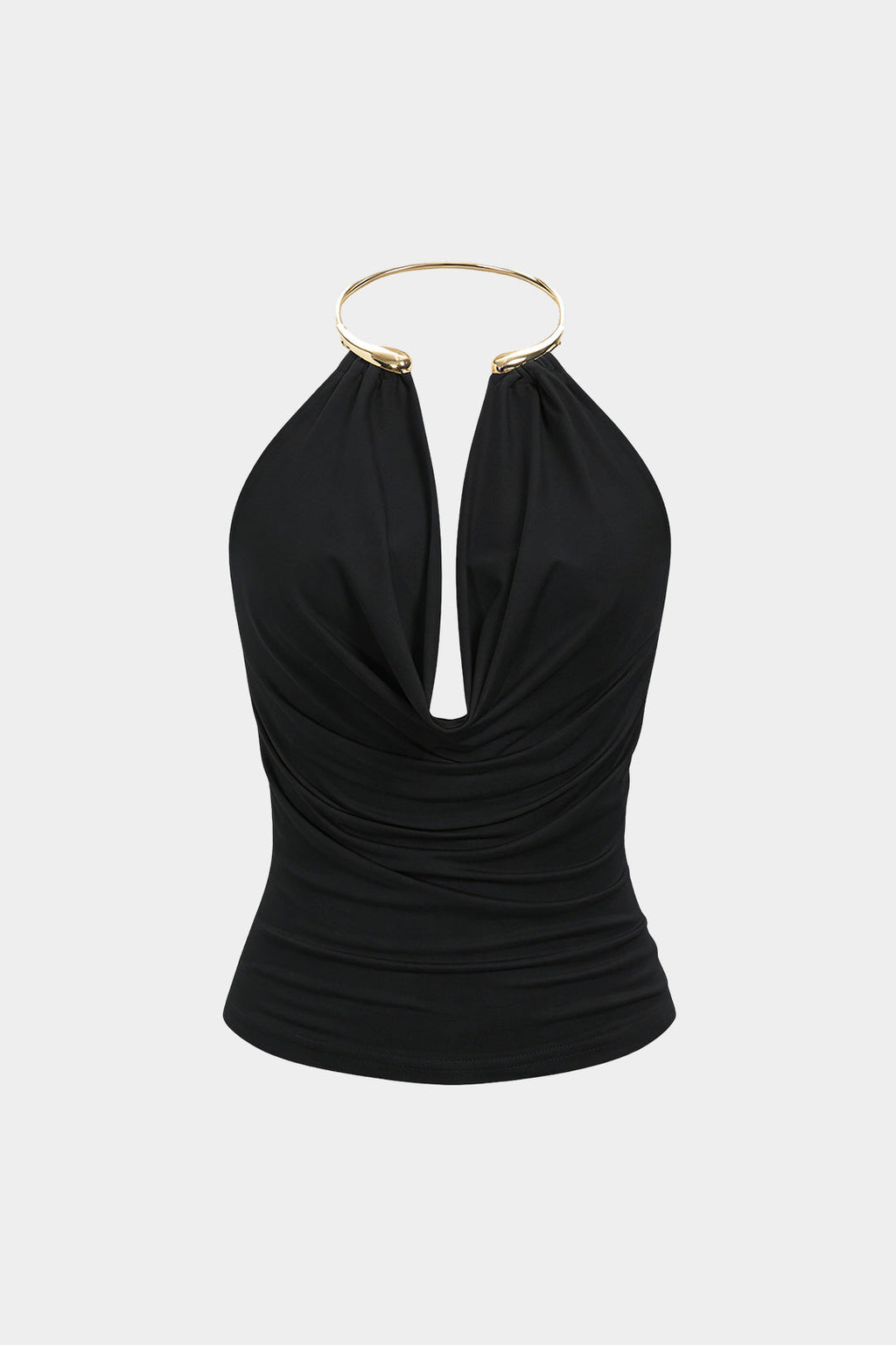 NIA™ | draped halter neck top