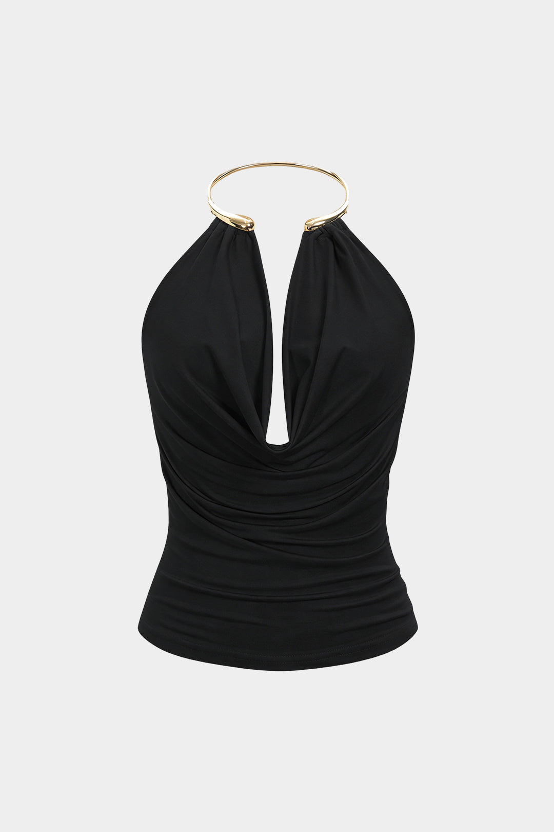 NIA™ | draped halter neck top