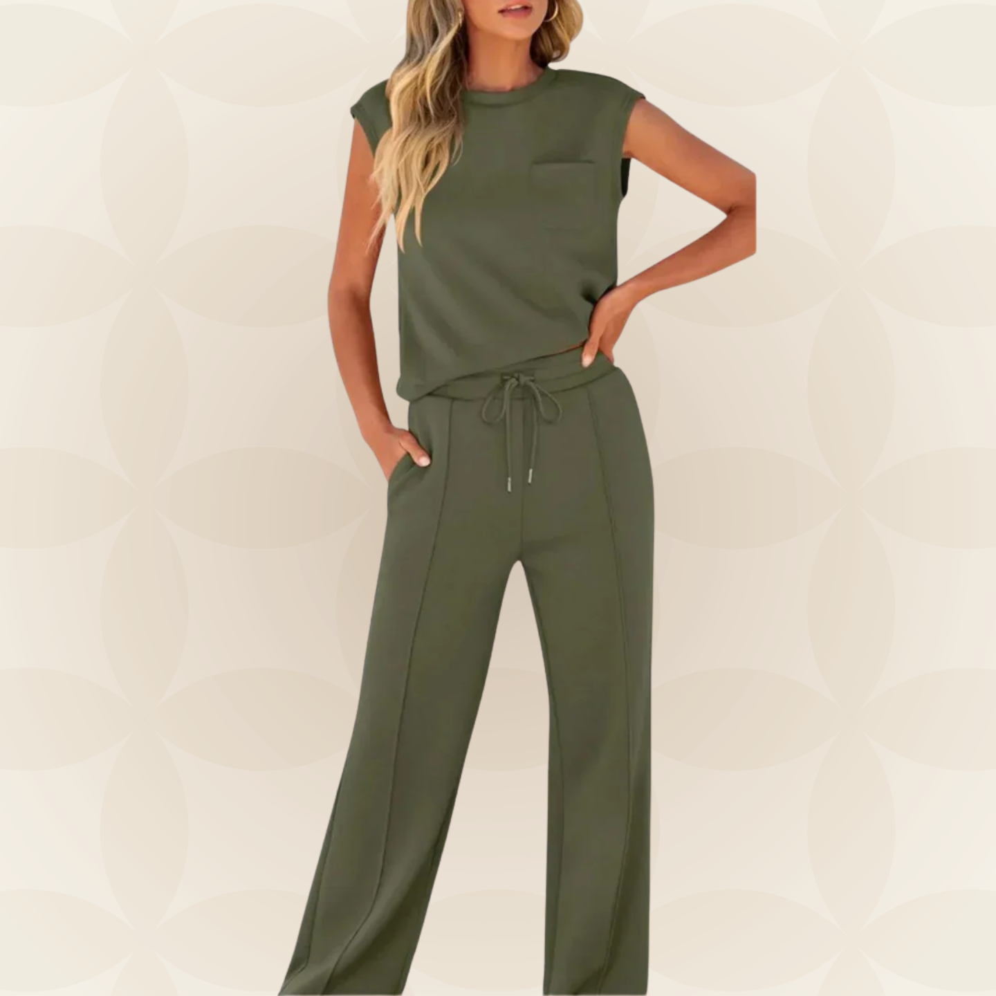 MAELLE™ | sleeveless lounge co-ord set