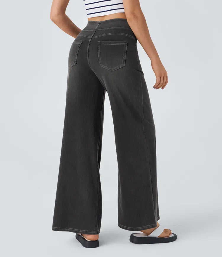 The Solène Relaxed Wide-Leg Jeans