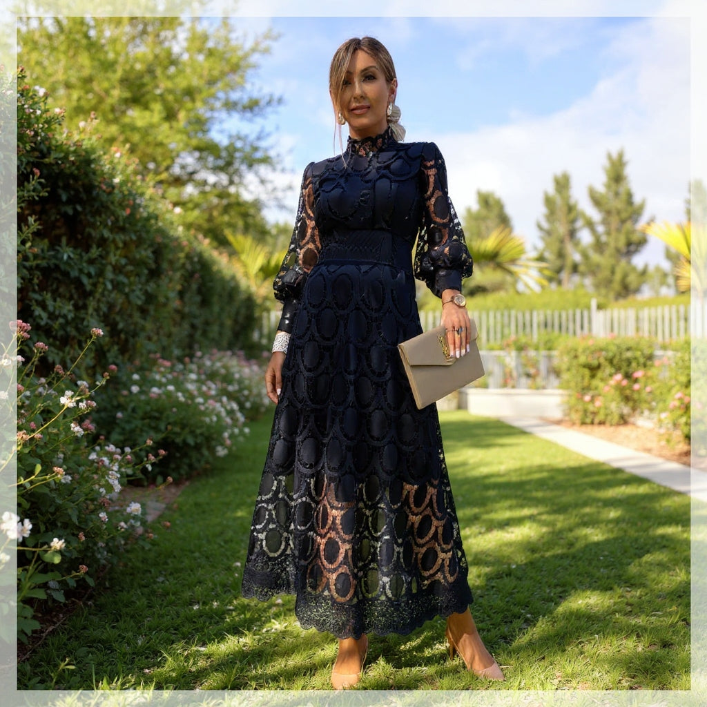 AOIFE™ | Elegant Lace Midi Dress