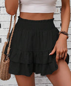 MALINA™ | tiered ruffle mini skort