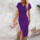FIADH™ | vibrant wrap midi dress