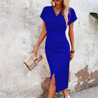FIADH™ | vibrant wrap midi dress