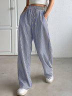 NOLINA™ | striped drawstring relaxed trousers