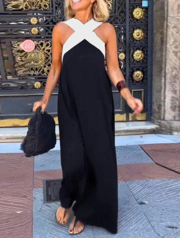 DELPHINE™ | DRESS WITH CROSSED CUT