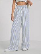 NOLINA™ | striped drawstring relaxed trousers