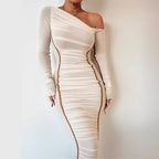 The Celeste Sculpted Midi Dress