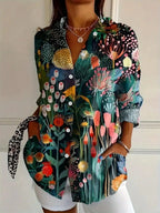 SHARON™ | Colorful Pattern Blouse