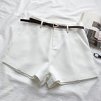 SERAPHINA™ | belted high-waist tailored shorts