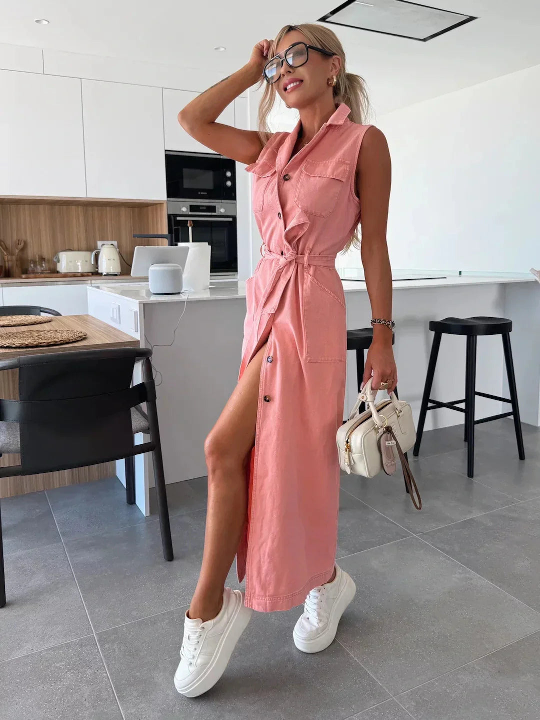 MARIA™ | Maxi Denim Dress