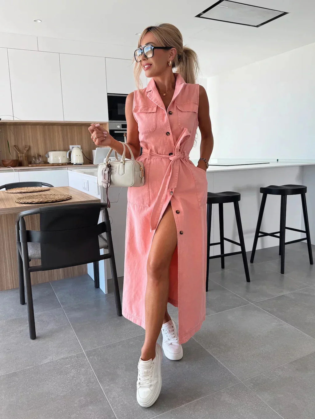 MARIA™ | Maxi Denim Dress
