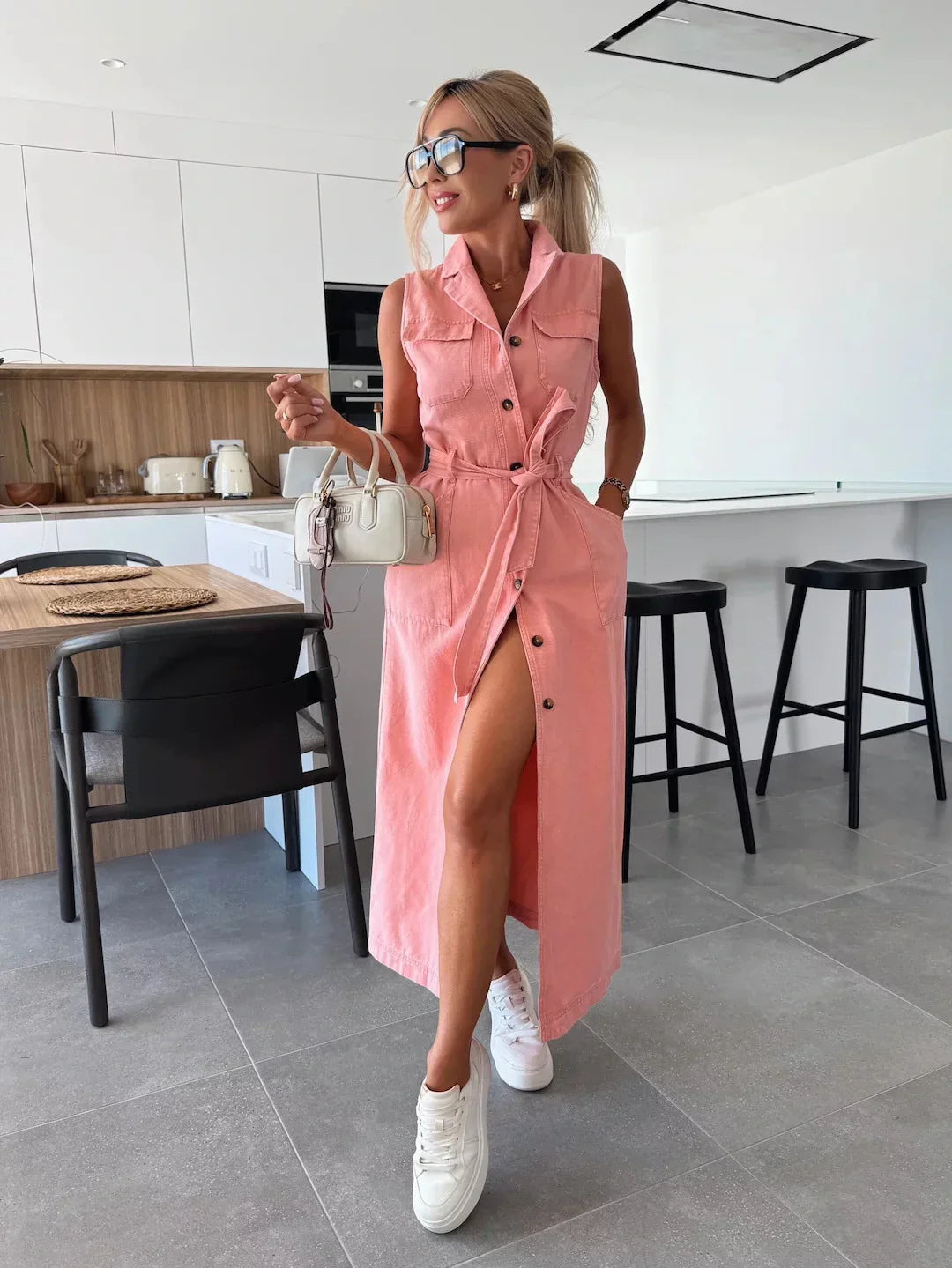 MARIA™ | Maxi Denim Dress