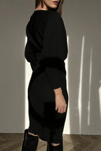 The Mirelle Balloon Sleeve Midi Dress