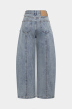 SAOIRSE™ | embellished wide-leg denim jeans