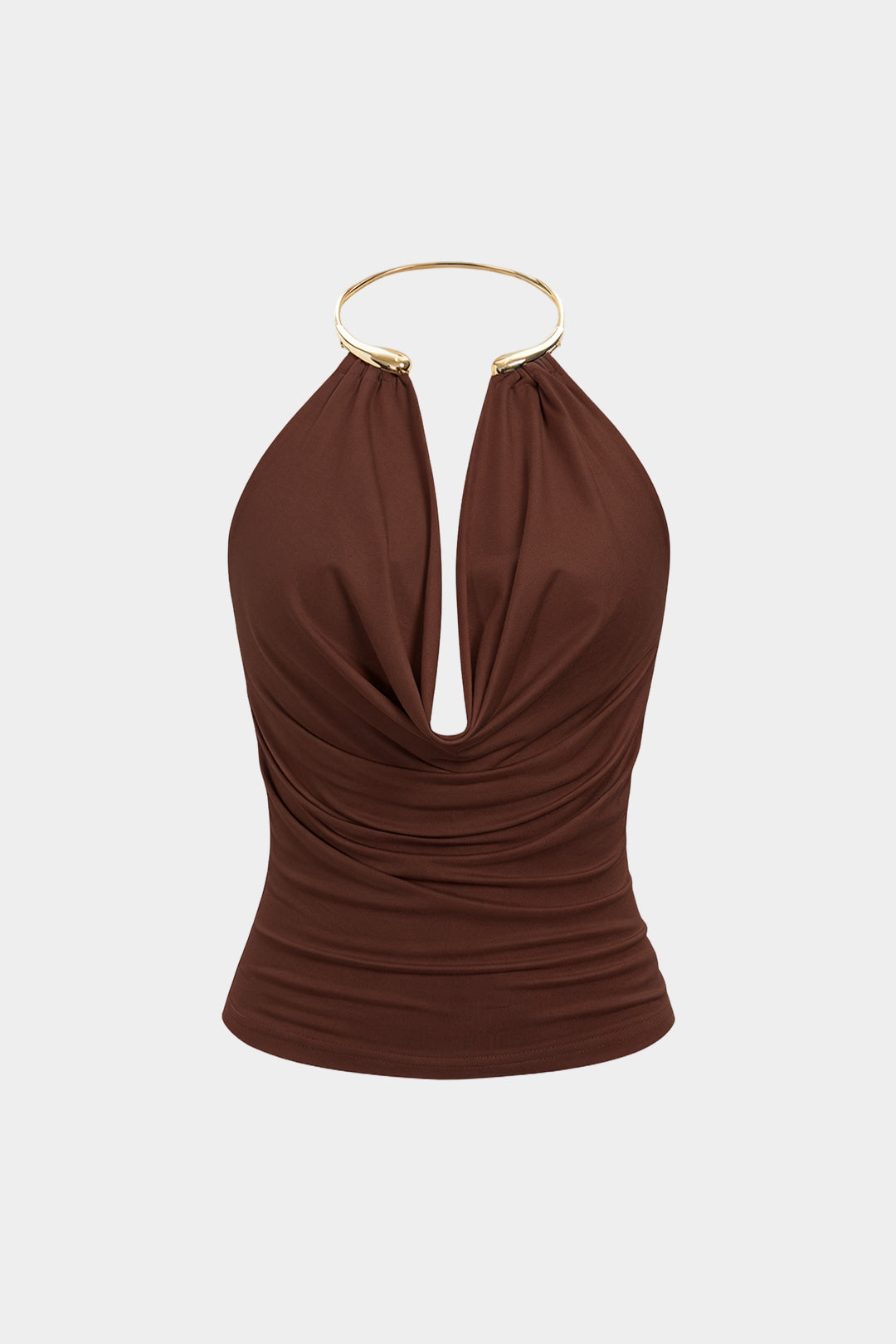 NIA™ | draped halter neck top