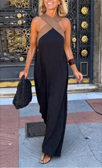 DELPHINE™ | DRESS WITH CROSSED CUT
