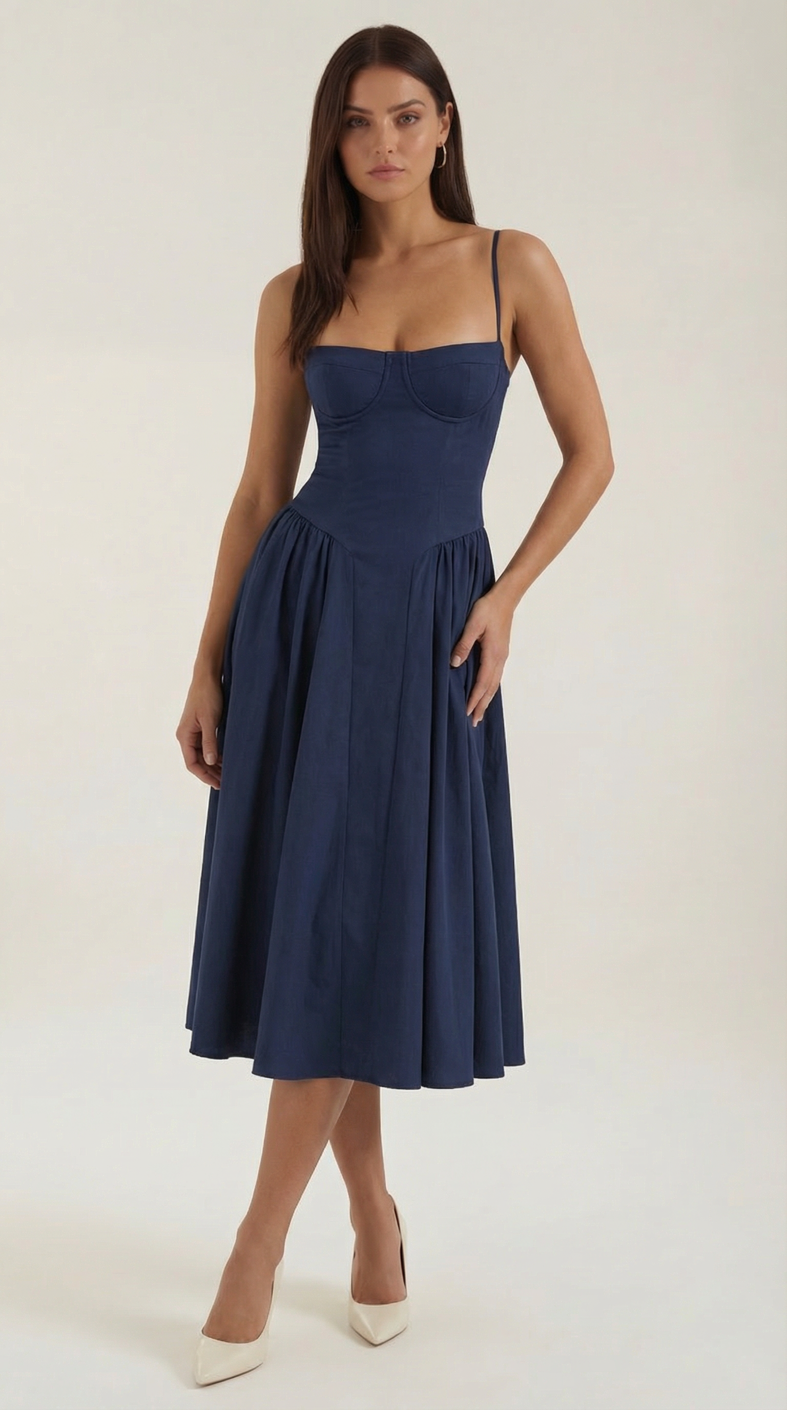 ODETTE™ | Corset Midi Dress