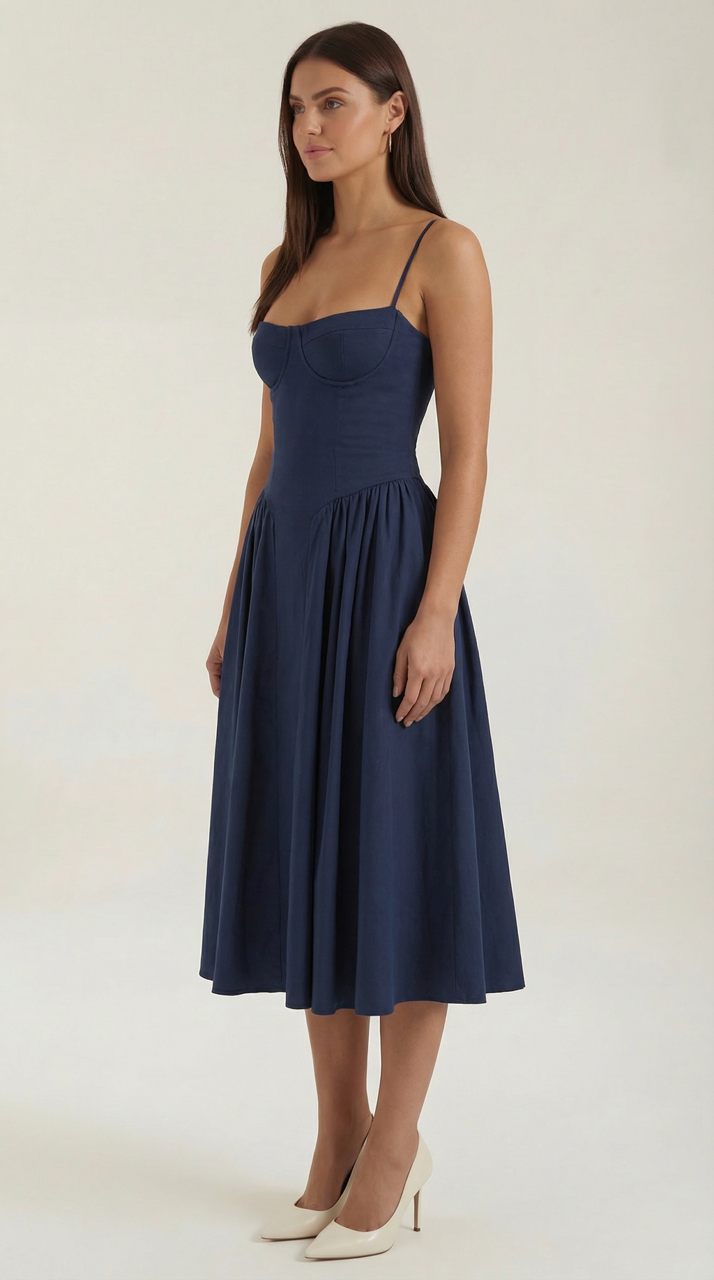 ODETTE™ | Corset Midi Dress