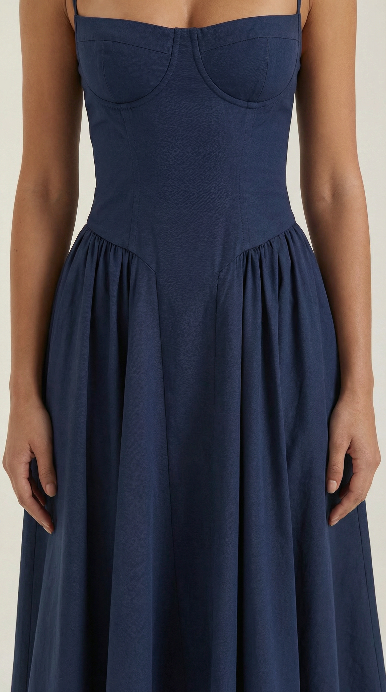 ODETTE™ | Corset Midi Dress