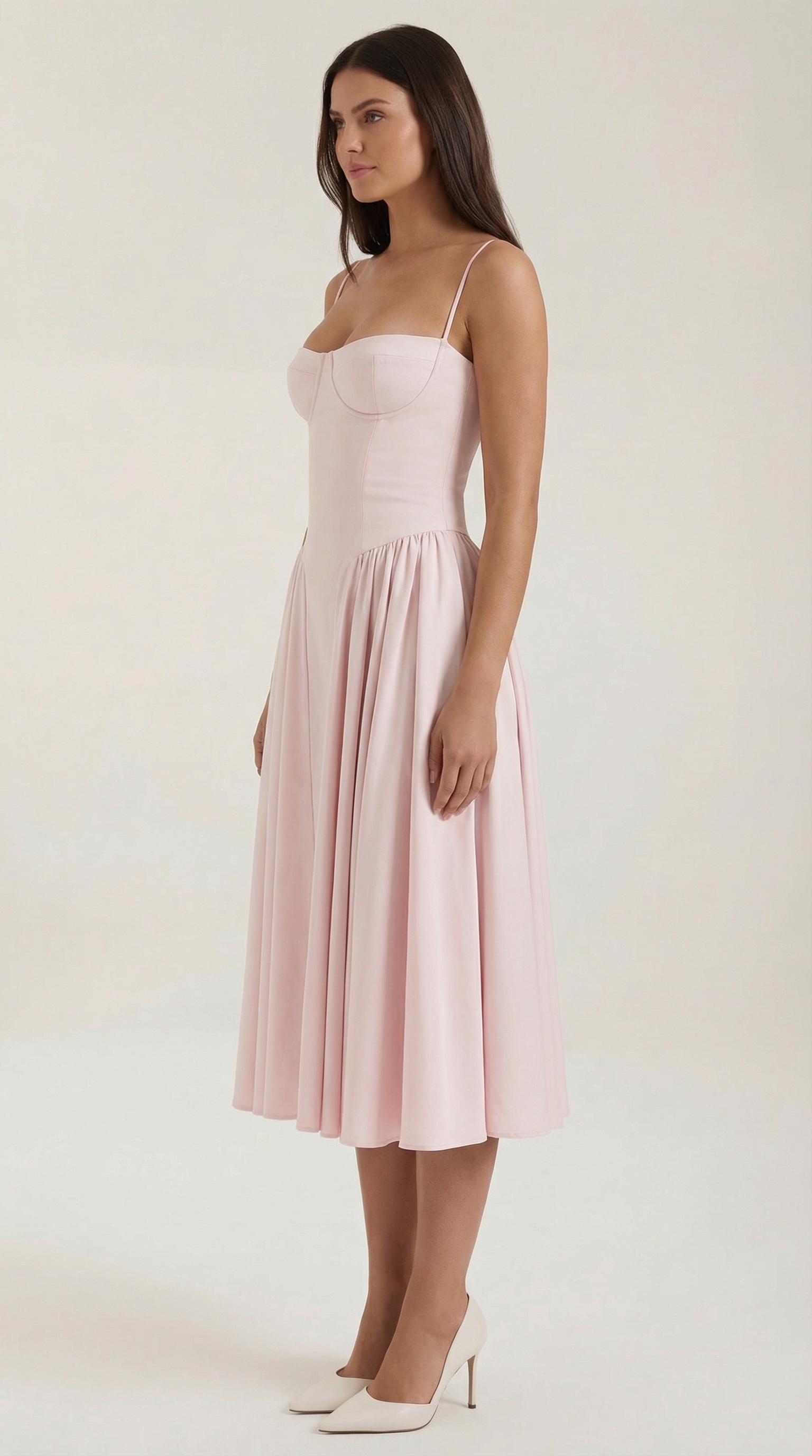 ODETTE™ | Corset Midi Dress