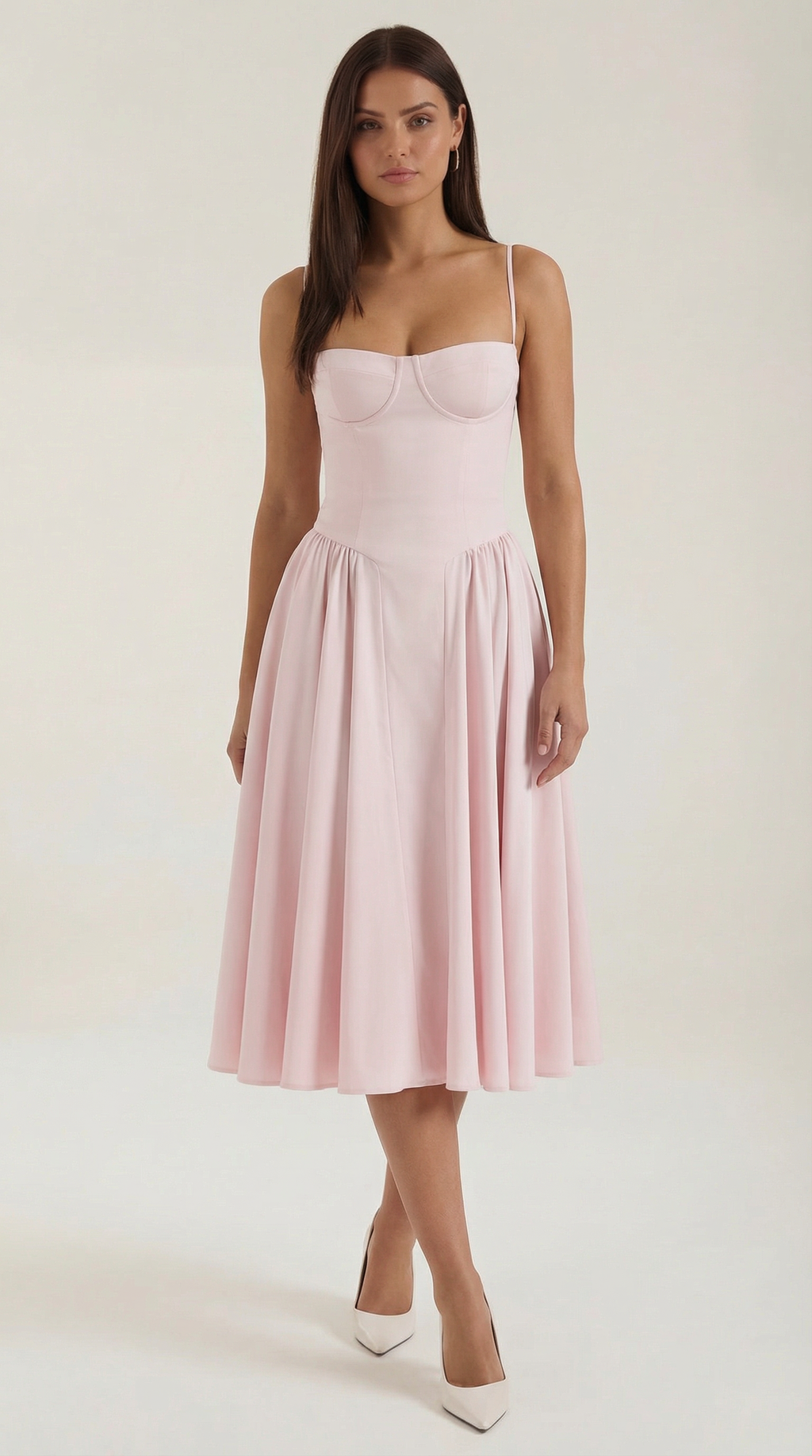 ODETTE™ | Corset Midi Dress