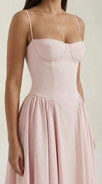 ODETTE™ | Corset Midi Dress