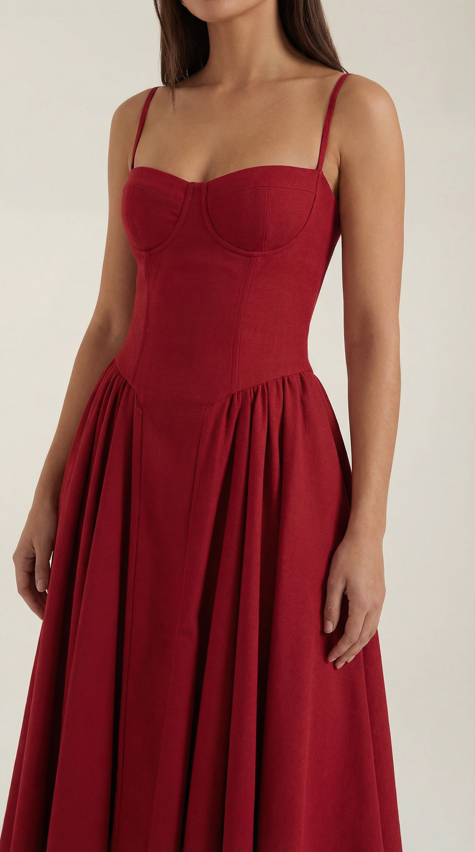 ODETTE™ | Corset Midi Dress