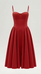 ODETTE™ | Corset Midi Dress