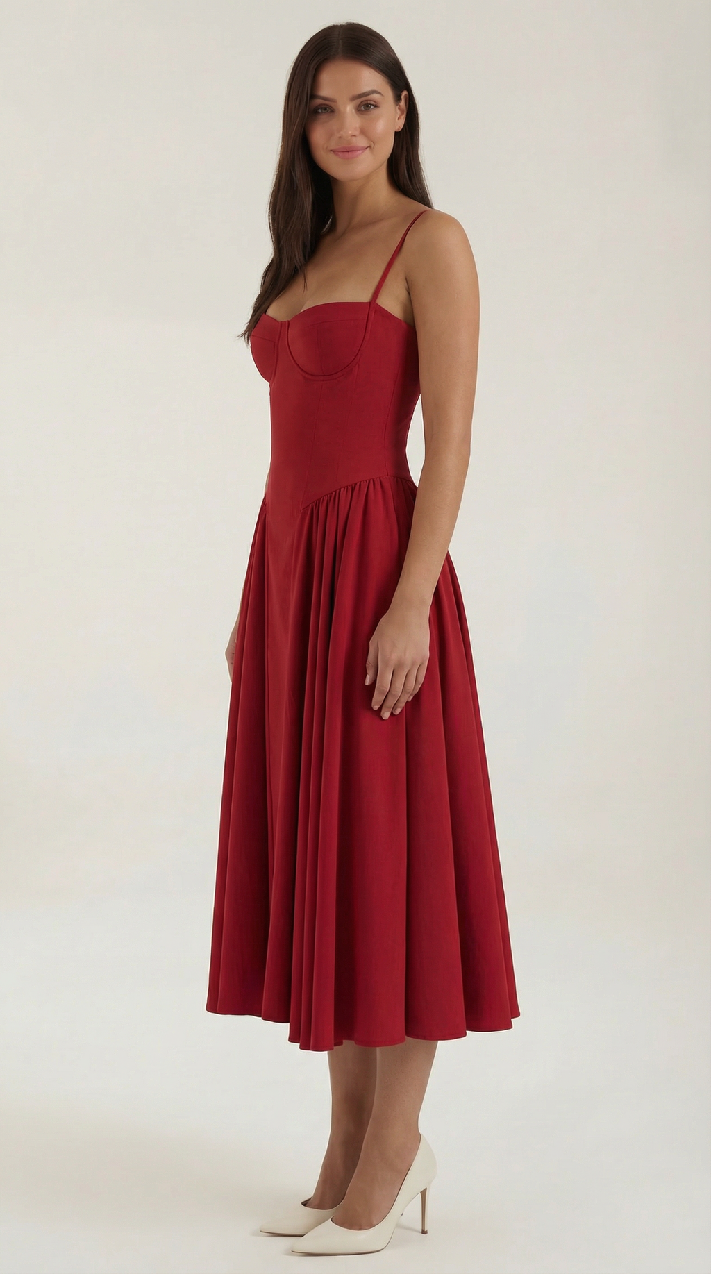 ODETTE™ | Corset Midi Dress