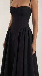 ODETTE™ | Corset Midi Dress