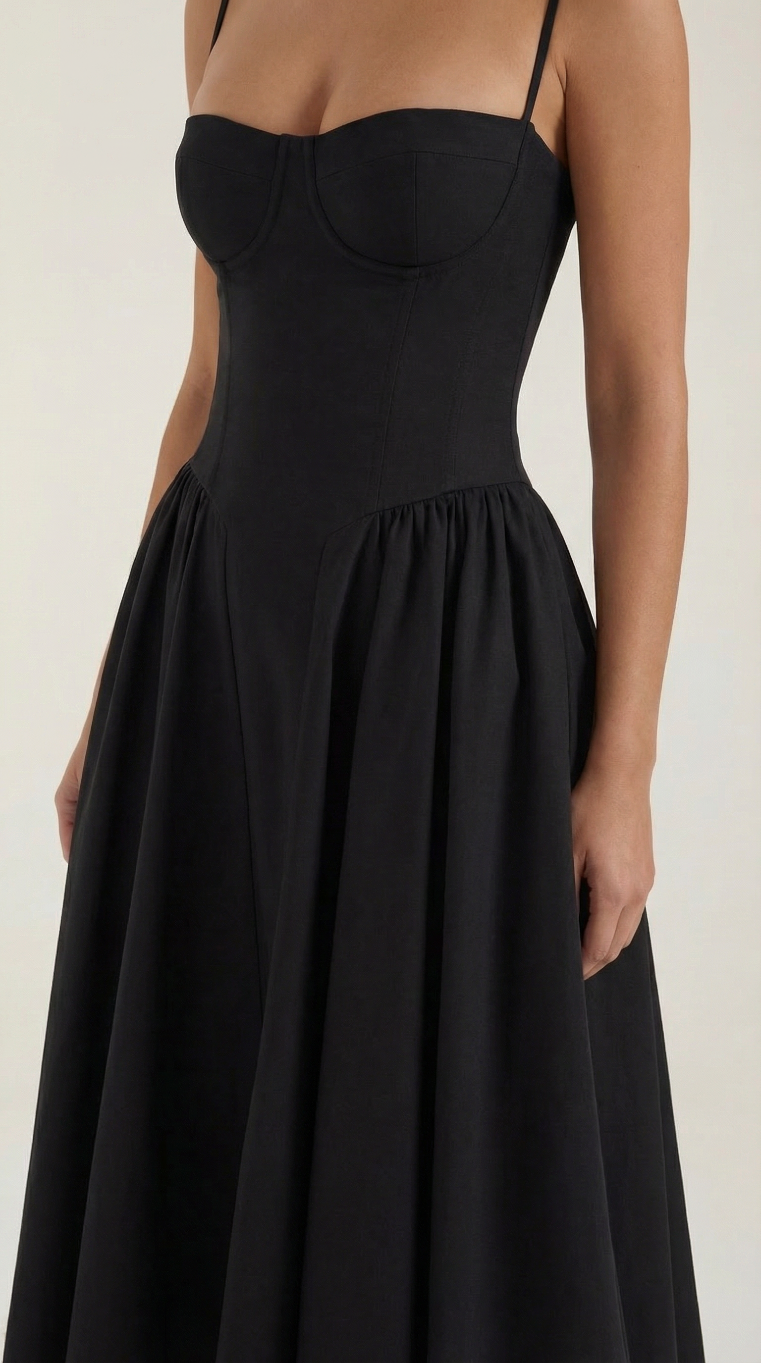 ODETTE™ | Corset Midi Dress