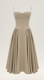 ODETTE™ | Corset Midi Dress