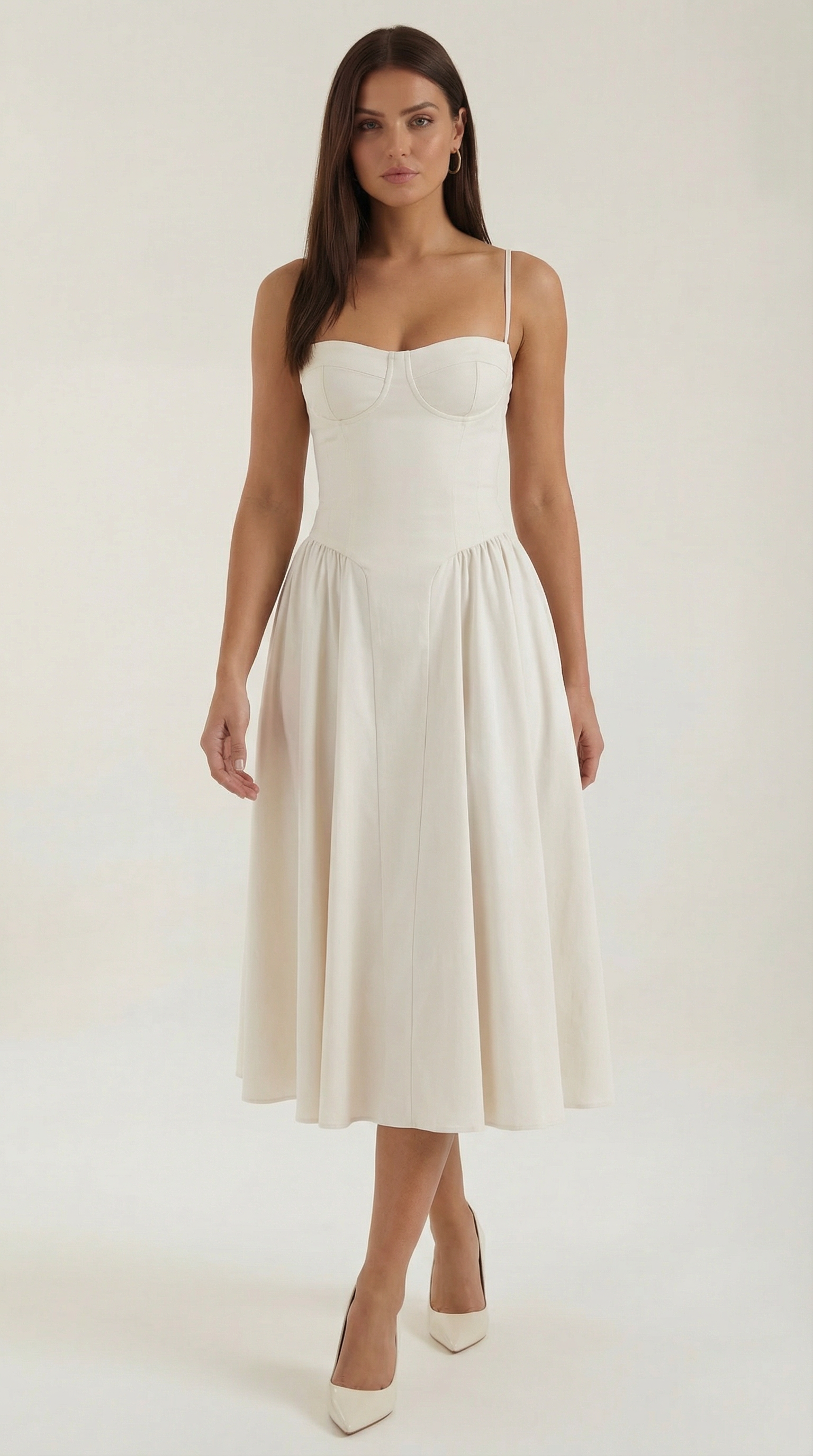 ODETTE™ | Corset Midi Dress