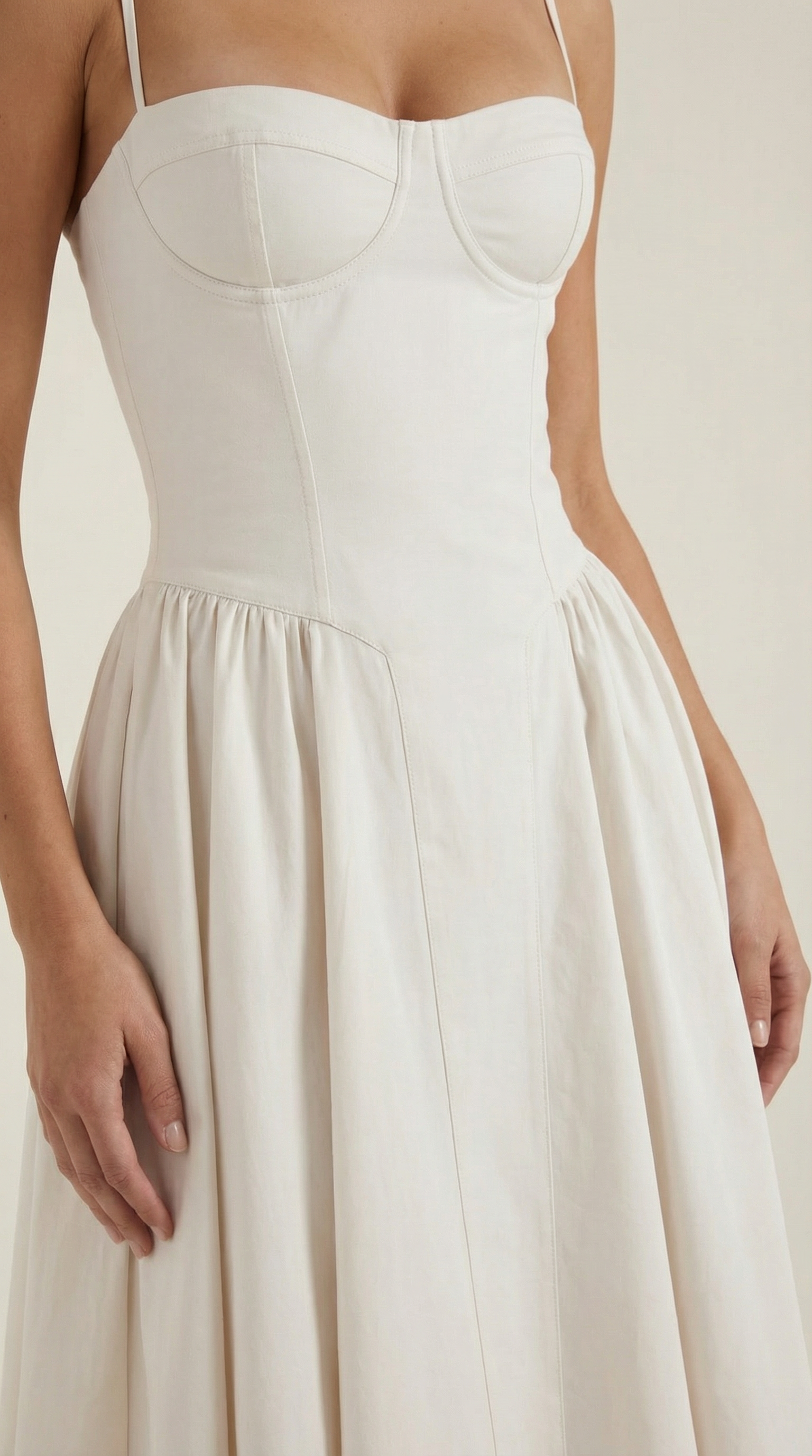 ODETTE™ | Corset Midi Dress