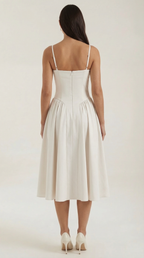 ODETTE™ | Corset Midi Dress