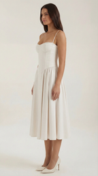 ODETTE™ | Corset Midi Dress