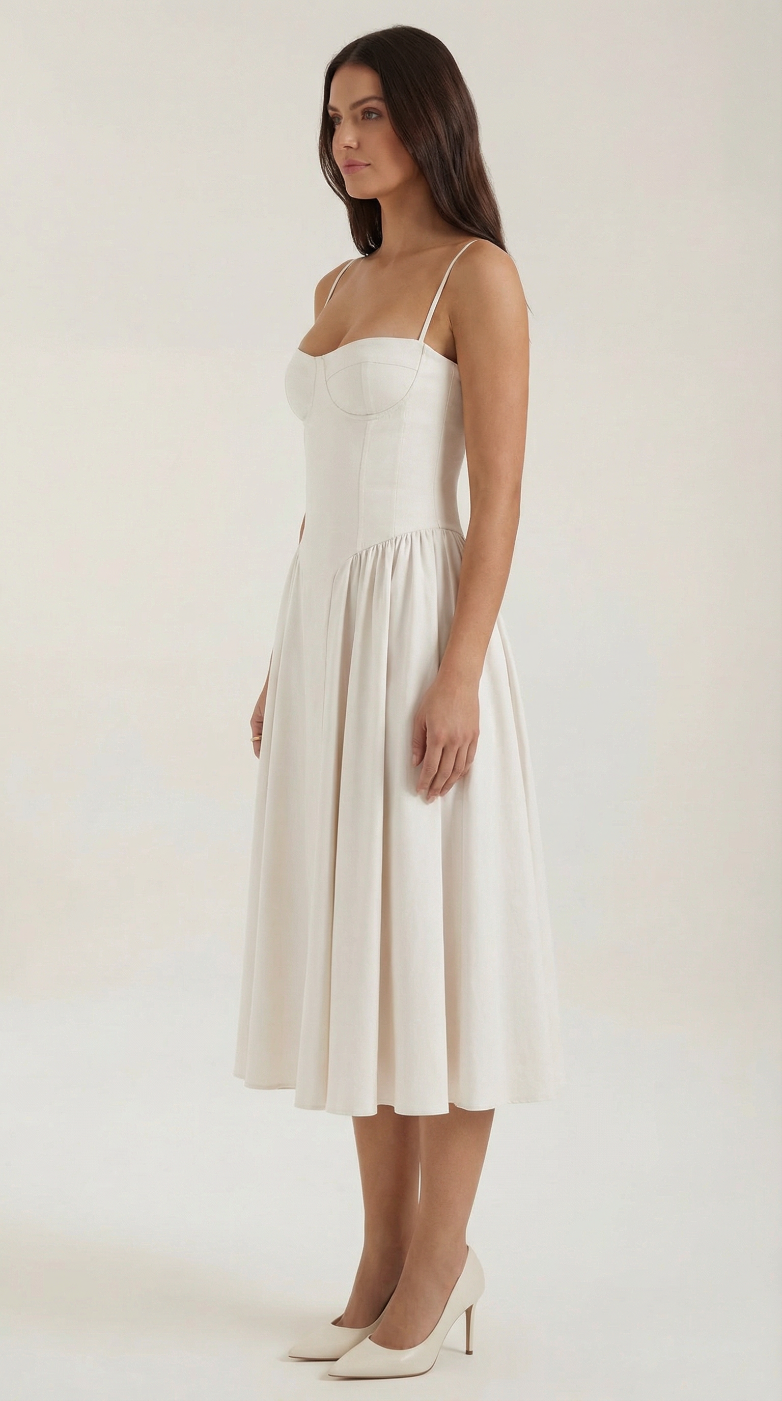 ODETTE™ | Corset Midi Dress