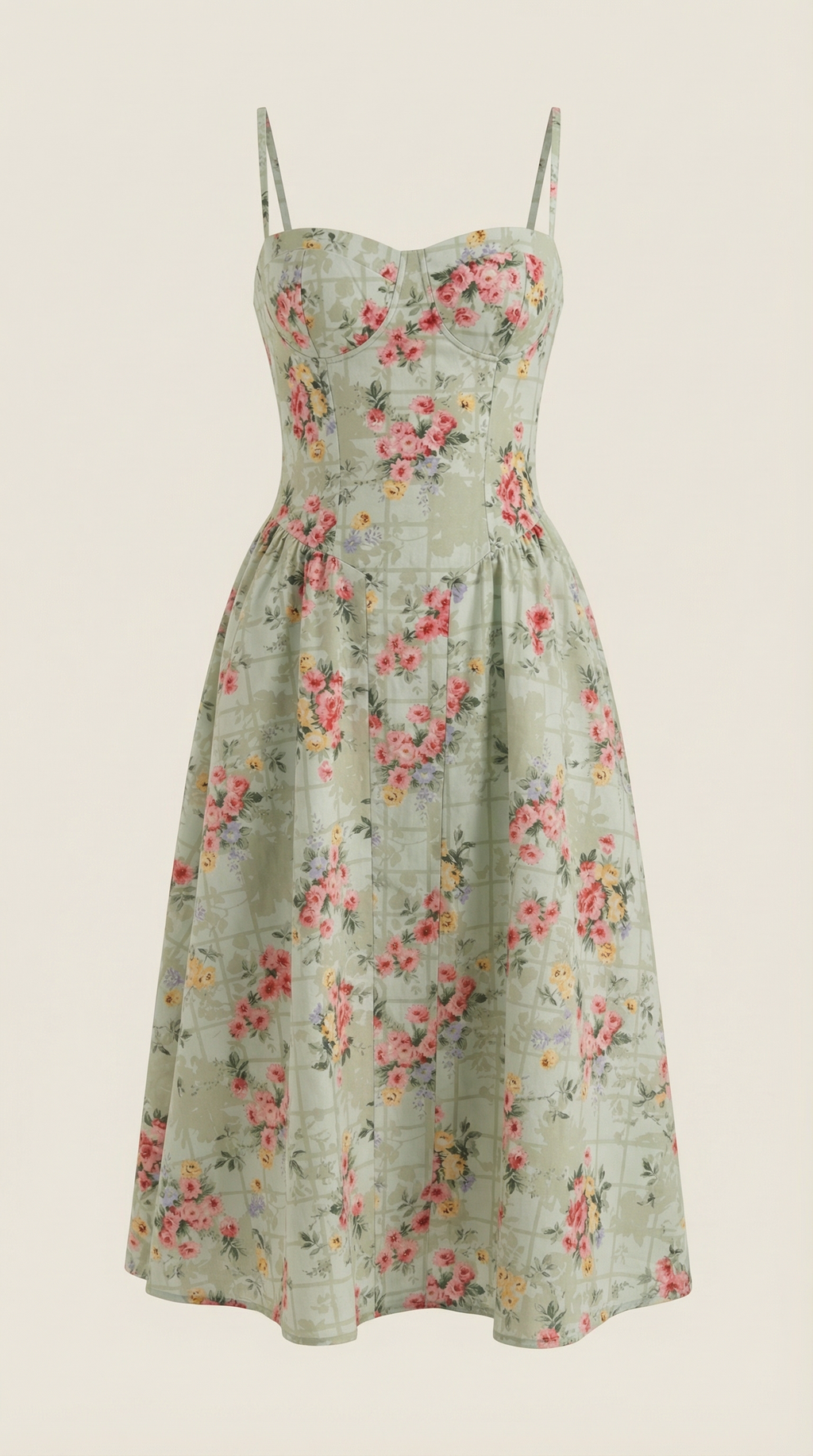 ODETTE™ | Corset Midi Dress
