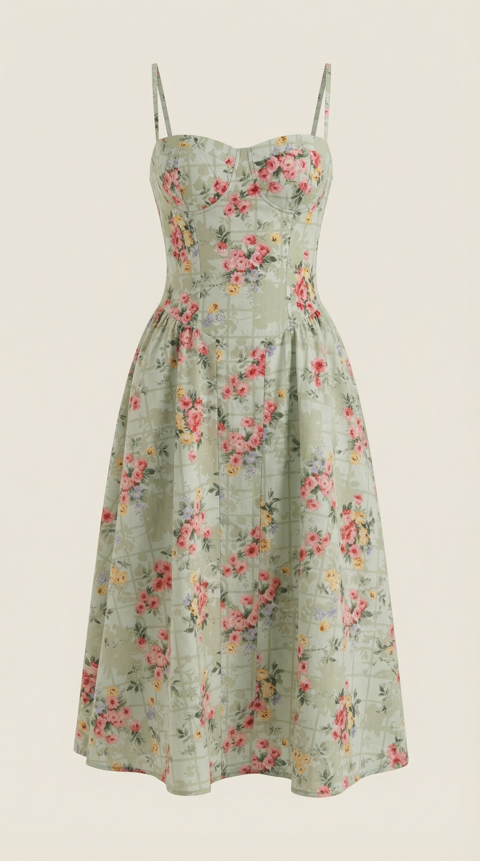 ODETTE™ | Corset Midi Dress